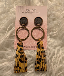 Mustard animal print