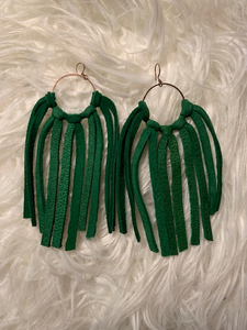 Suede Fringe(Green)